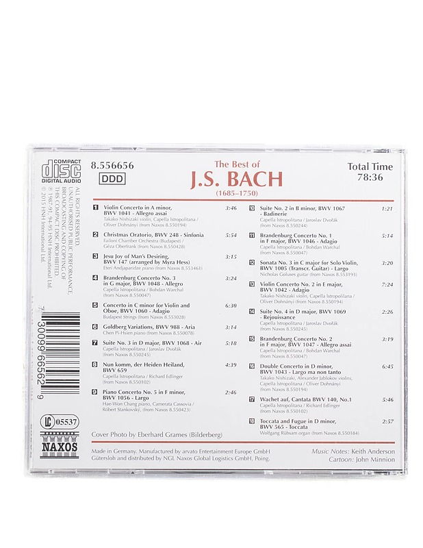 The best of J.S. Bach - CD - Musiikki ja elokuvat - 10105575417 - 1