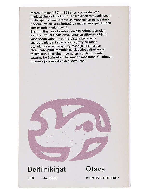 KADONNUTTA AIKAA ETSIMÄSSÄ COMBRAY - Proust, Marcel - Romaanit ja novellit - 10105575449 - 1