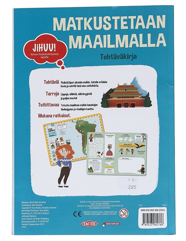 Matkustetaan maailmalla : Tehtäväkirja - Korpela, Vesa - Lastenkirjat - 10105575454 - 1