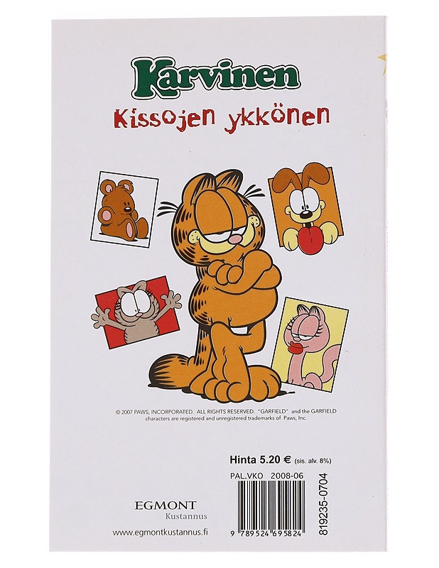 Karvinen : sylillisen tahtoisin kerrallaan - Davis, Jim - Sarjakuvat - 10105575457 - 1