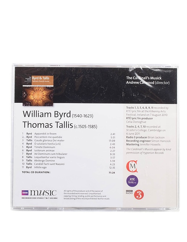 Byrd and Tallis - Sacred choral music - CD - Musiikki- ja elokuvakirjat - 10105575459 - 1
