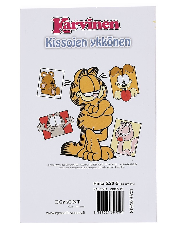 Karvinen : löhöilyä lenkkareissa - Davis, Jim - Sarjakuvat - 10105575463 - 1