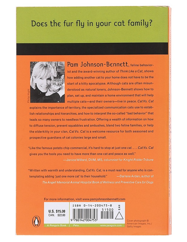 Cat vs. cat - Pam Johnson-Bennett - Tietokirjat ja oppaat - 10105575529 - 1