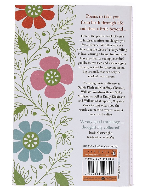 Penguin's poems for life - Barber, Laura - Romaanit ja novellit - 10105575535 - 1