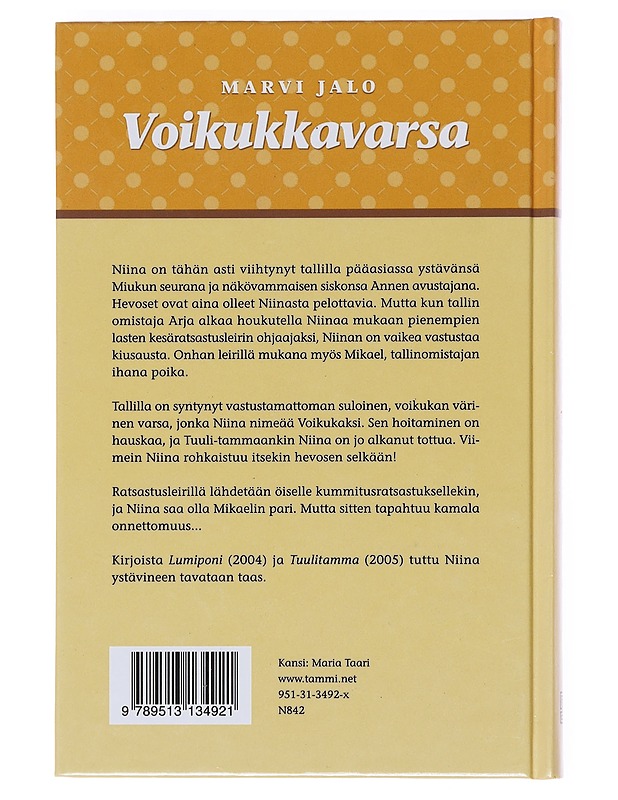 Voikukkavarsa - Marvi Jalo - Nuorten kirjat - 10105575548 - 1