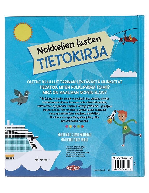 Nokkelien lasten tietokirja - Martineau, Susan - Lastenkirjat - 10105575555 - 1