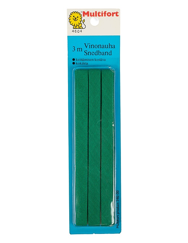MULTIFORT Vihreä vinonauha, 3m - Ompelu - 10105575562 - 0