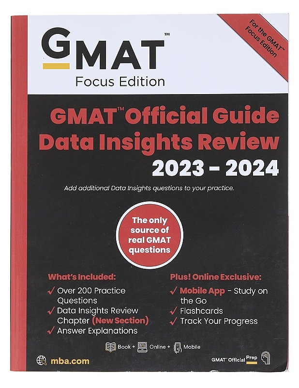 GMAT Official Guide Data Insights Review 2023-2024 - Tietokirjat ja oppaat - 10105575578 - 0