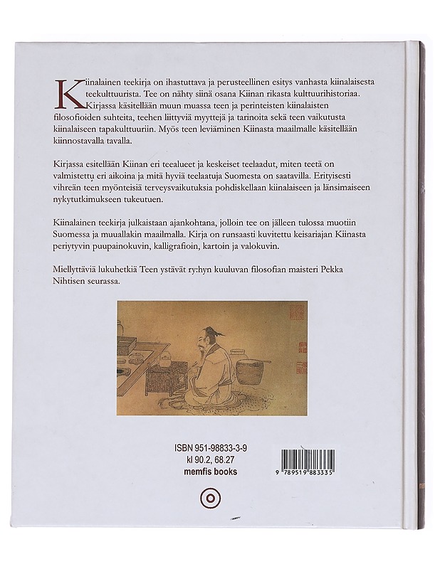 Kiinalainen teekirja - Pekka Nihtinen - Tietokirjat - 10105575637 - 1