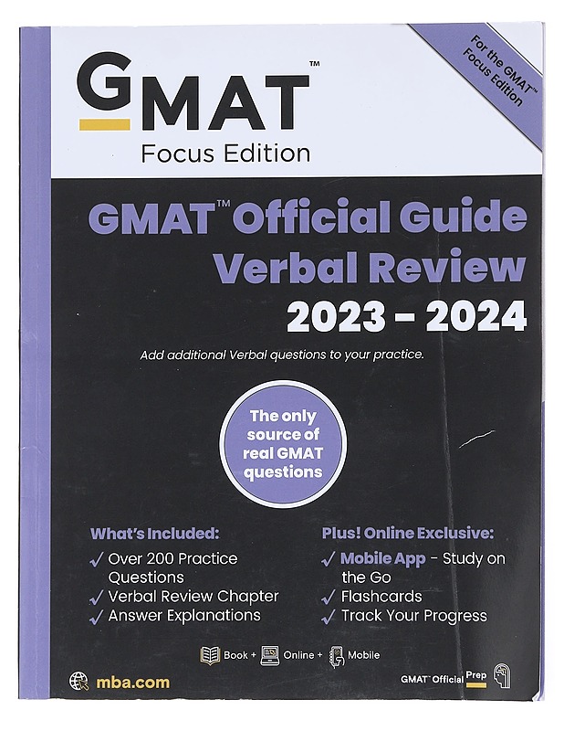 GMAT Official Guide Verbal Review 2023-2024 - Tietokirjat ja oppaat - 10105575638 - 0