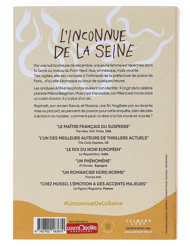 L'inconnue de la Seine : roman - Guillaume Musso - Romaanit ja novellit - 10105575698 - 1