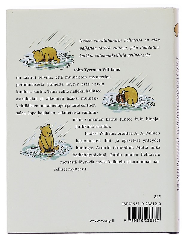 PUHSTRADAMUKSEN ENNUSTUKSET / NALLE PUH JA MUINAISET MYSTEERIT - Williams - Tietokirjat ja oppaat - 10105575707 - 1
