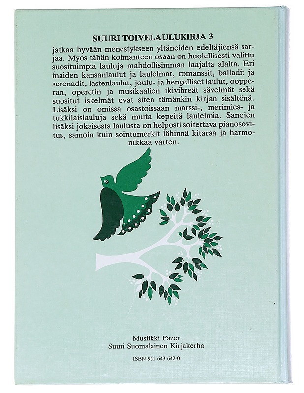 Suuri toivelaulukirja. 3 - Vuoristo, Aapeli - Musiikki- ja elokuvakirjat - 10105575733 - 1