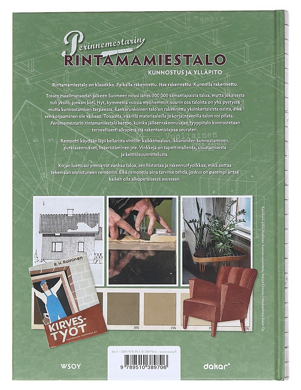 Perinnemestarin rintamamiestalo : kunnostus ja ylläpito - Rinne, Hannu - Tietokirjat ja oppaat - 10105575748 - 1