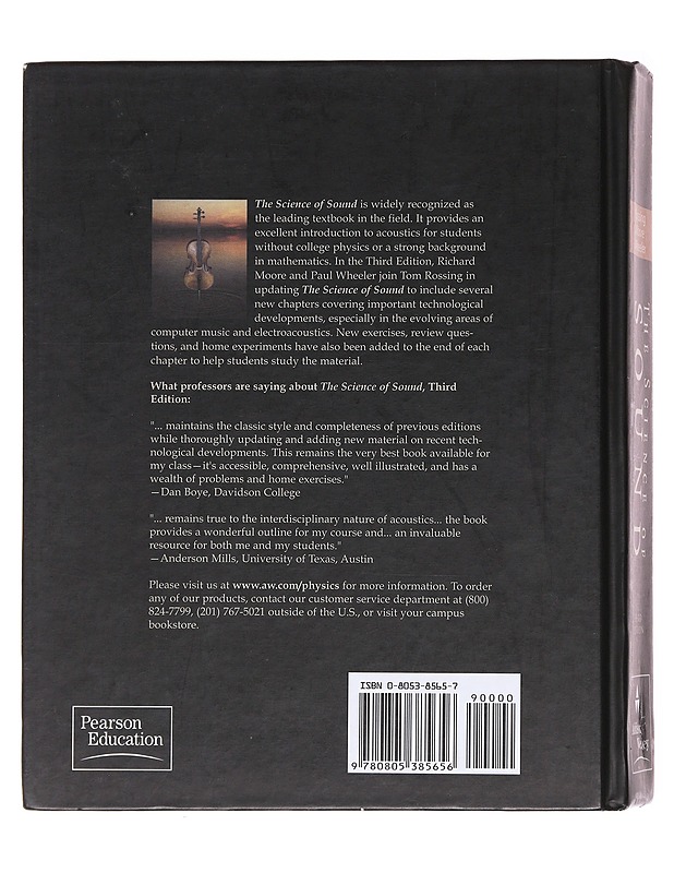 The science of sound - Rossing, Thomas D. - Romaanit ja novellit - 10105575750 - 1
