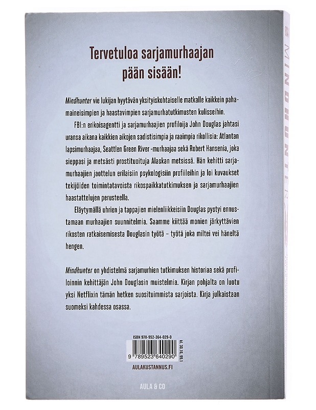Mindhunter / FBI ja sarjamurhaajan mieli Osa I - Douglas, John E. - Jännitys ja dekkarit - 10105575780 - 1