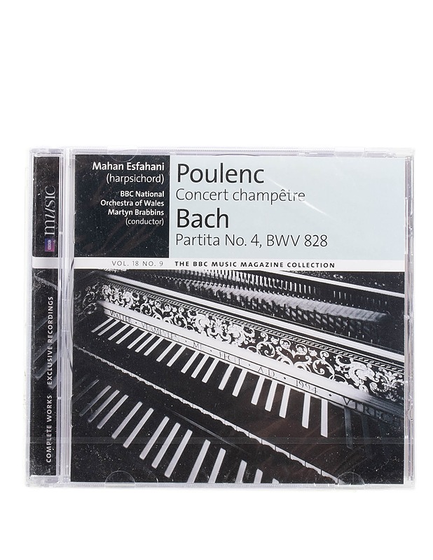Poulenc ja Bach - Concert champêtre ja Partita No. 4 - CD - Musiikki ja elokuvat - 10105575791 - 0