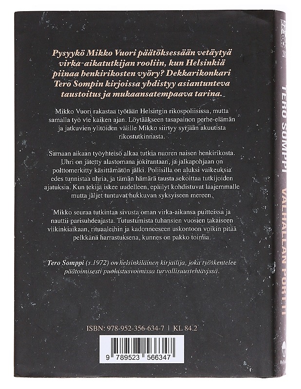 Valhallan portti / jännitysromaani - Tero Somppi - Romaanit ja novellit - 10105575788 - 1