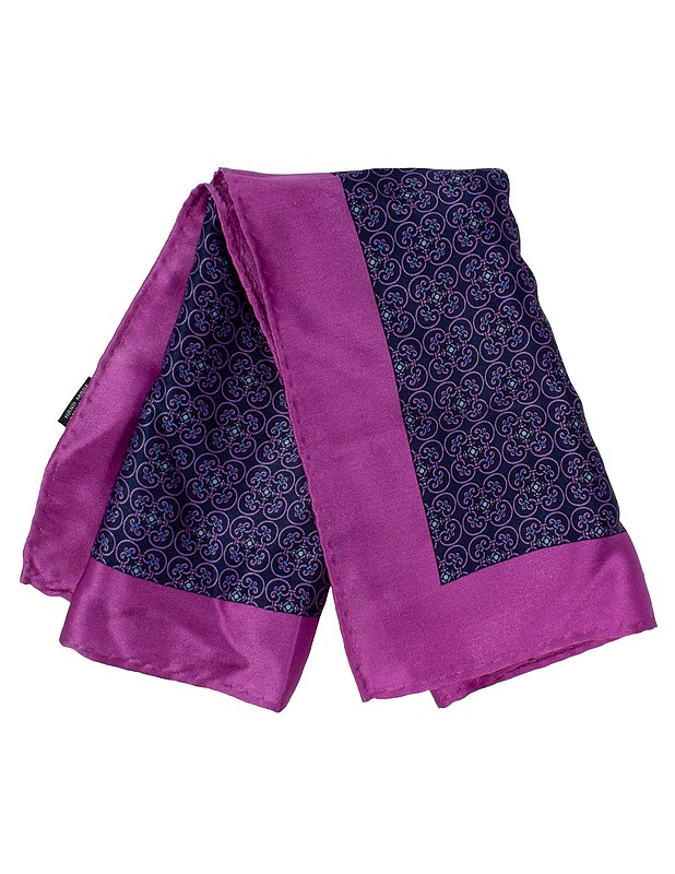 Silkkisen violetti taskuliina - Solmiot ja kalvosinnapit - 10105575806 - 0