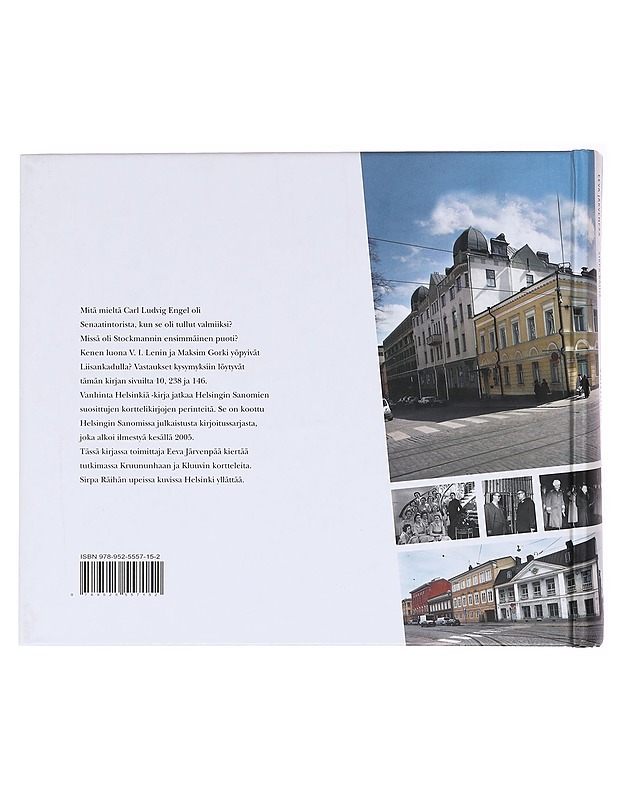 Vanhinta Helsinkiä : kertomuksia Kluuvin ja Kruununhaan kortteleista - Järvenpää, Eeva - Historiakirjat - 10105575810 - 1