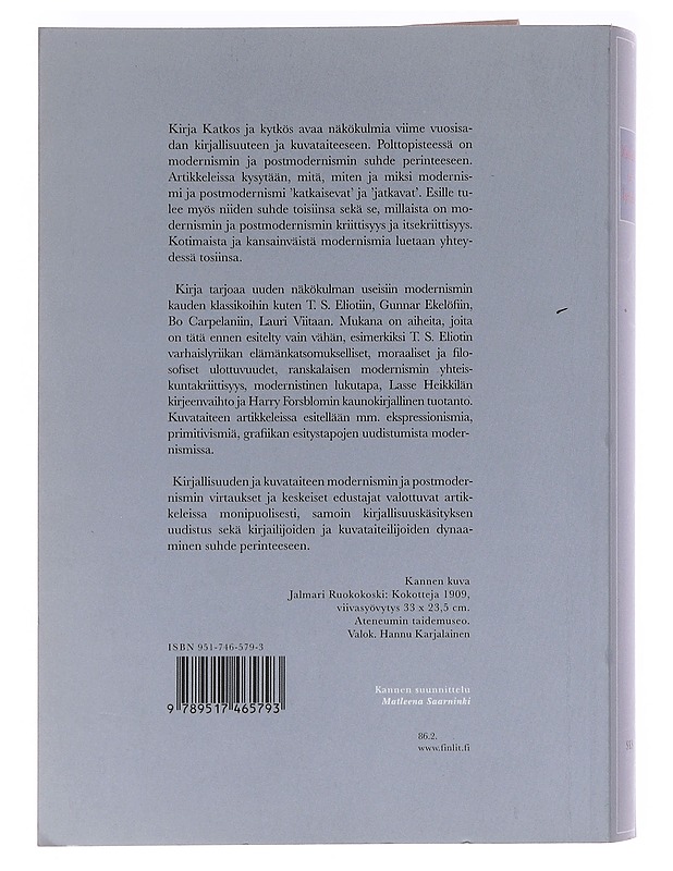 "Kukunor - niin kaunis sana!" : metakielellisyys Lauri Viidan Kukunorissa - Sakari Katajamäki - Taide- ja kulttuurikirjat - 10105575865 - 1