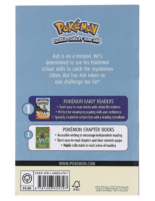 Pokemon Early Reader: The Litten mystery - Lastenkirjat - 10105575907 - 1