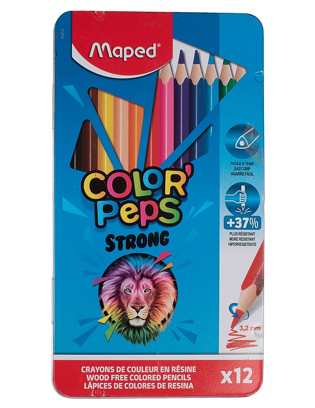 MAPED Värikynät Color Peps Strong, 12 kpl - Askartelu - 10105575986 - 0