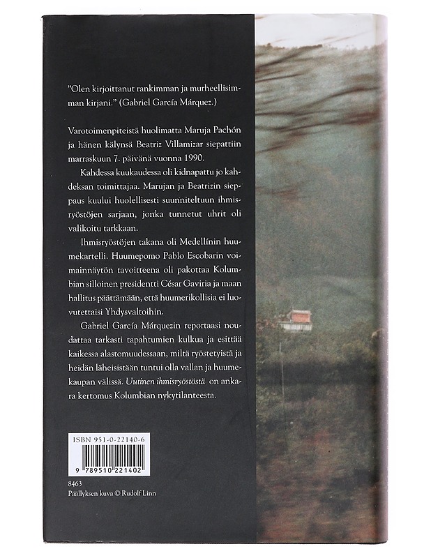 Uutinen ihmisryöstöstä - García Márquez, Gabriel - Historiakirjat - 10105576000 - 1