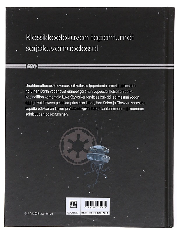 Imperiumin vastaisku / sarjakuvaromaani - Ferrari, Alessandro - Sarjakuvat - 10105576008 - 1
