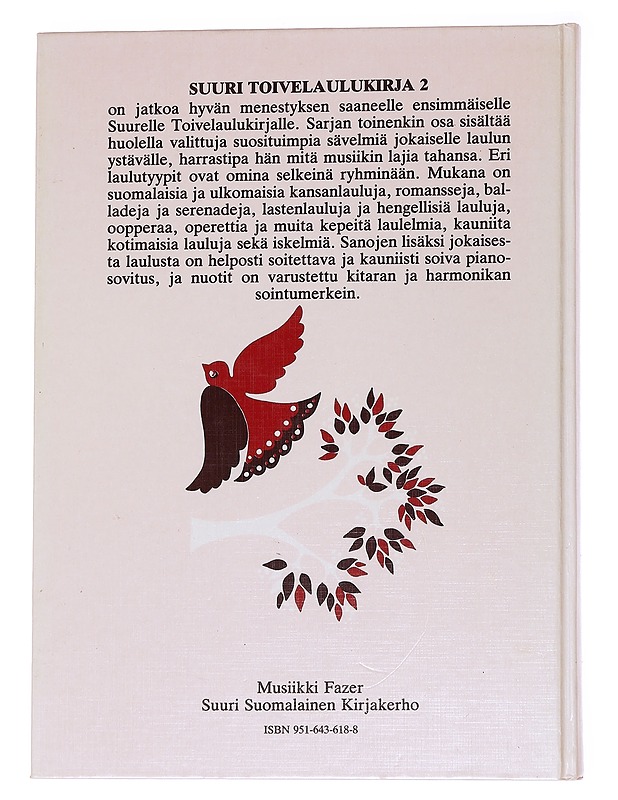 Suuri toivelaulukirja. 2 - Vuoristo, Aapeli - Musiikki- ja elokuvakirjat - 10105576027 - 1