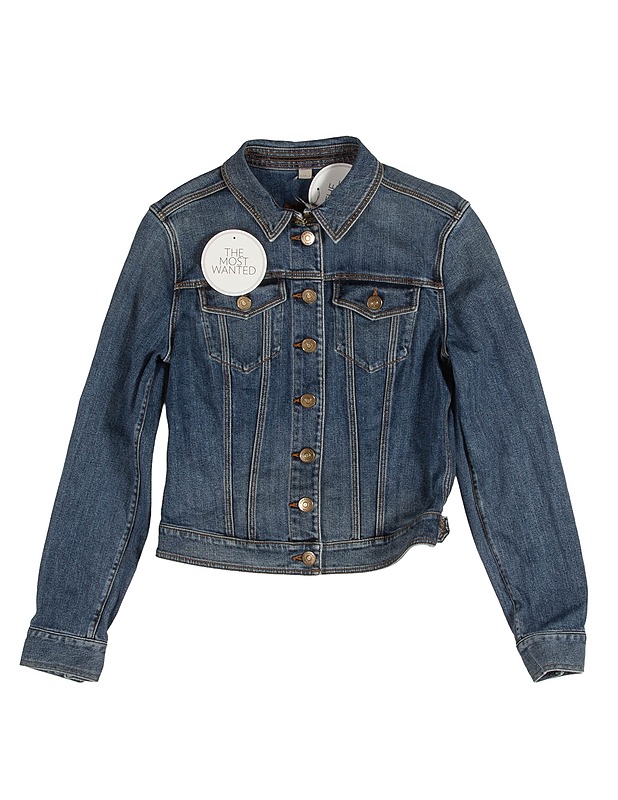 BURBERRY BRIT Cropped denim farkkutakki, M - Naisten takit ja jakut - 10105576032 - 0
