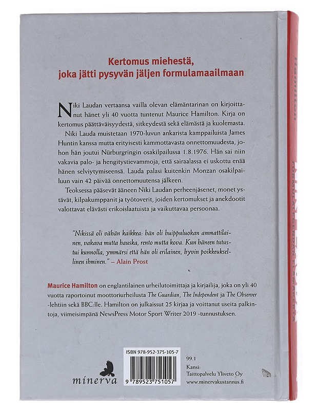 Niki Lauda / formulalegendan elämäkerta - Hamilton, Maurice - Elämäkerrat ja muistelmat - 10105576096 - 1