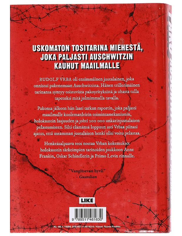 Pako Auschwitzista / mies joka halusi varoittaa maailmaa - Freedland, Jonathan - Elämäkerrat ja muistelmat - 10105576098 - 1