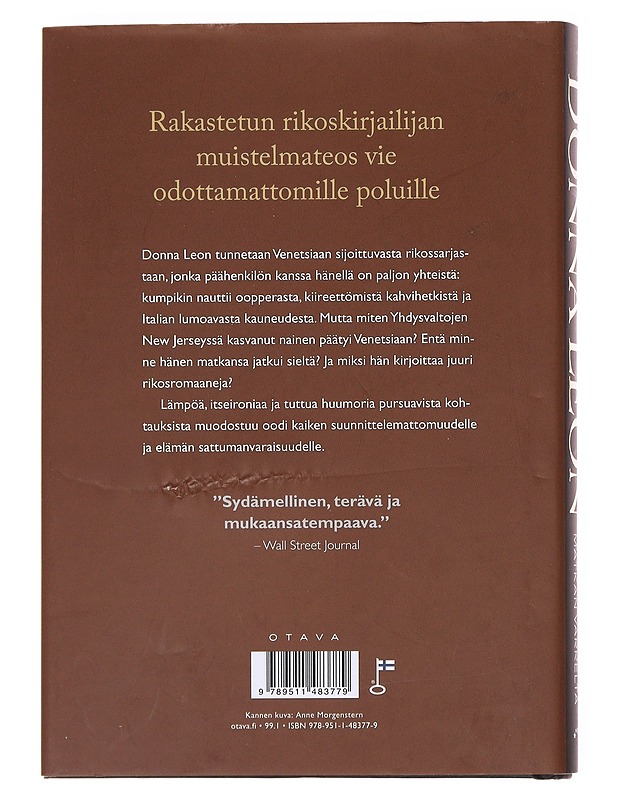 Muistoja matkan varrelta - Leon, Donna - Elämäkerrat ja muistelmat - 10105576161 - 1