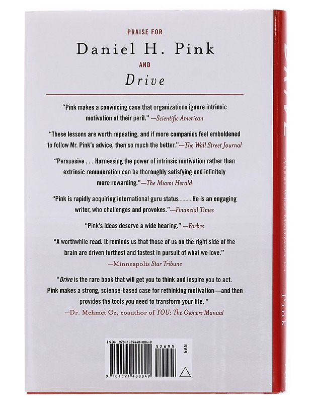 Drive : the surprising truth about what motivates us - Daniel H. Pink - Romaanit ja novellit - 10105576203 - 1