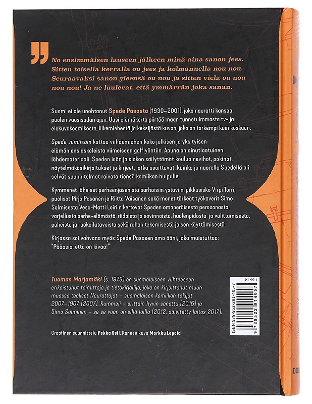Spede, nimittäin - Tuomas Marjamäki - Elämäkerrat ja muistelmat - 10105576206 - 1