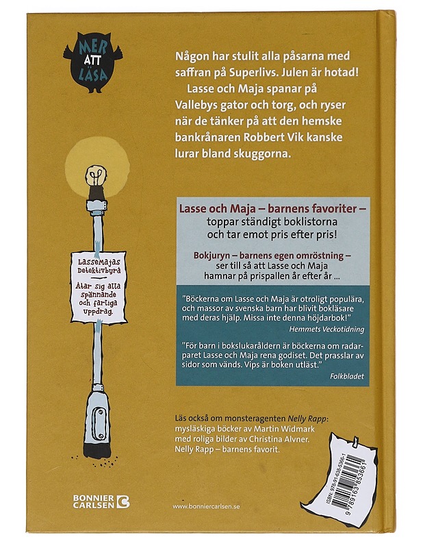 Saffransmysteriet - Widmark, Martin - Lastenkirjat - 10105576220 - 1