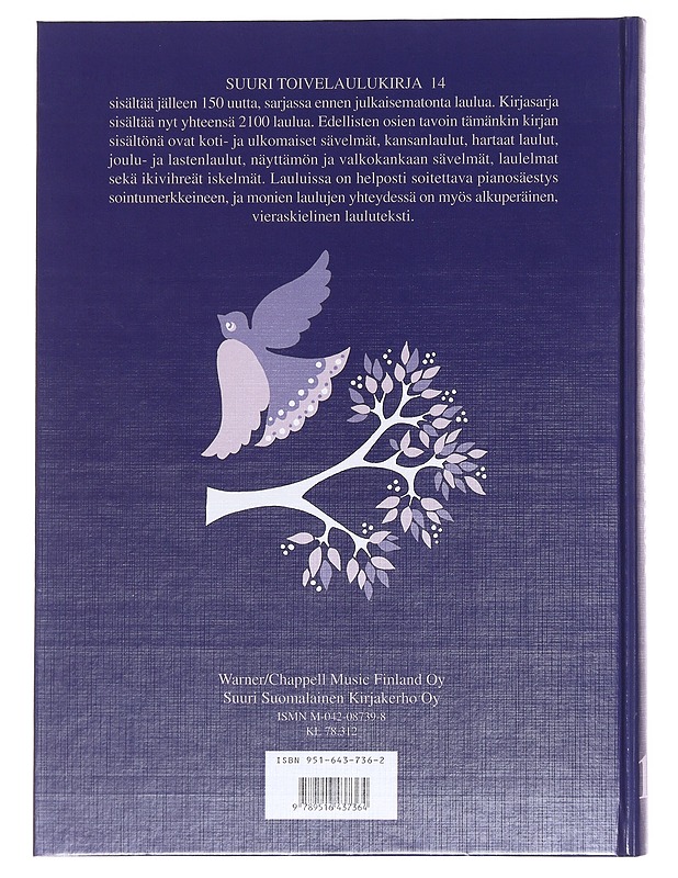 Suuri toivelaulukirja 14 - Uusitalo, Heikki - Musiikki- ja elokuvakirjat - 10105576232 - 1