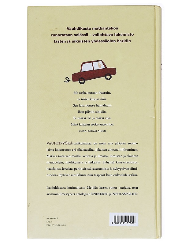 Vauhtipyörä / meidän lasten runot - Jaatinen, Sanna - Lastenkirjat - 10105576243 - 1