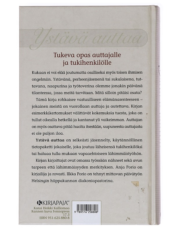 Ystävä auttaa / opas lähimmäiselle - Porio, Anja - Tietokirjat ja oppaat - 10105576245 - 1