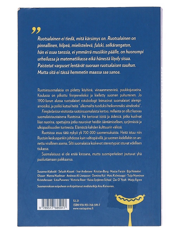 Finnjävlar : suomiperkeleet Ruotsissa - Kojo, Tuula - Tietokirjat ja oppaat - 10105576248 - 1