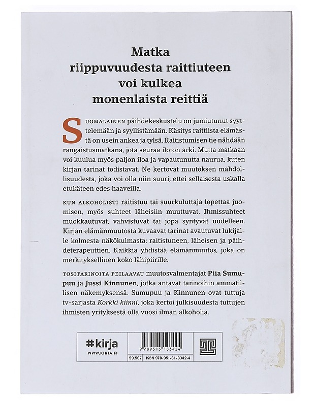 Vapaa valitsemaan : tositarinoita raitistumisesta - Sumupuu, Piia - Tietokirjat ja oppaat - 10105576250 - 1