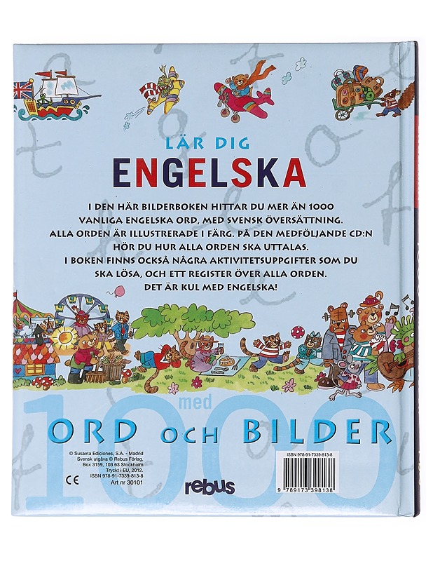 Lär dig engelska med 1000 ord och bilder - Tietokirjat ja oppaat - 10105576257 - 1