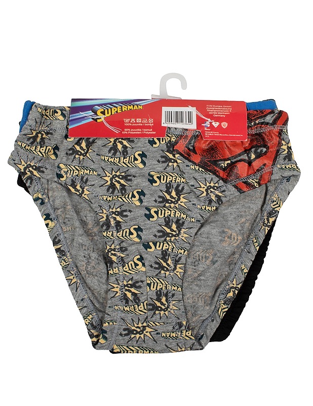DC COMICS Superman alushousut, 122/128, 3 kpl - Alusvaatteet - 10105576359 - 0