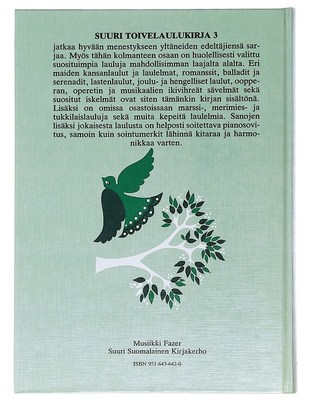 Suuri toivelaulukirja. 3 - Vuoristo, Aapeli - Musiikki- ja elokuvakirjat - 10105576281 - 1