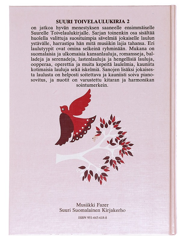 Suuri toivelaulukirja. 2 - Vuoristo, Aapeli - Musiikki- ja elokuvakirjat - 10105576284 - 1