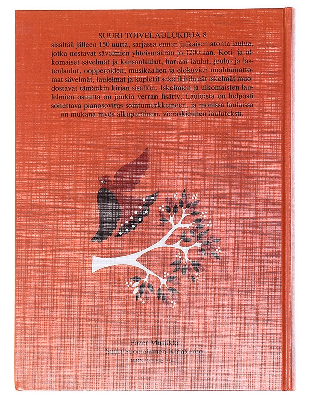 Suuri toivelaulukirja 8 - Vuoristo, Aapeli - Musiikki- ja elokuvakirjat - 10105576288 - 1