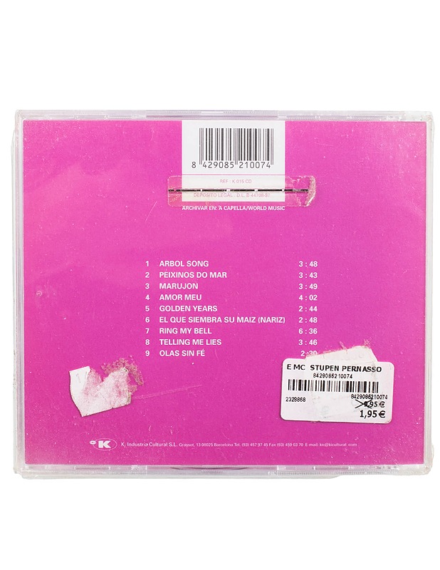 Stupendams - Pernassos - CD - Musiikki ja elokuvat - 10105576290 - 1
