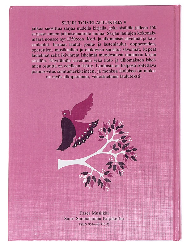 Suuri toivelaulukirja. 9 - Vuoristo, Aapeli - Musiikki- ja elokuvakirjat - 10105576293 - 1
