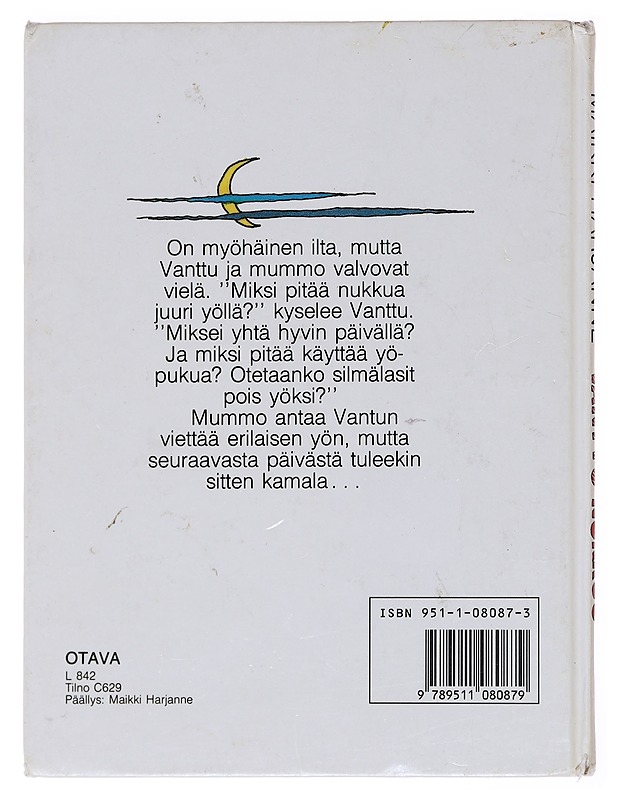 Vanttu nukkuu - Maikki Harjanne - Lastenkirjat - 10105576305 - 1